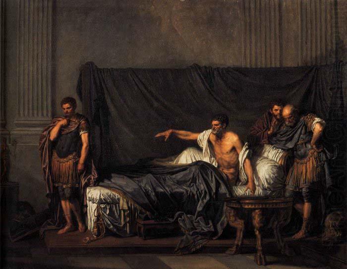 Jean Baptiste Greuze Septimius Severus and Caracalla oil painting picture